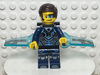 Agent Curtis Bolt (with wings), uagt026 Minifigure LEGO® Minifigure with stickers on wings  