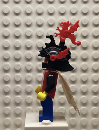 Dragon Knights, Dragon Master, Red Plumes, Dragon Cape, cas219 Minifigure LEGO®   