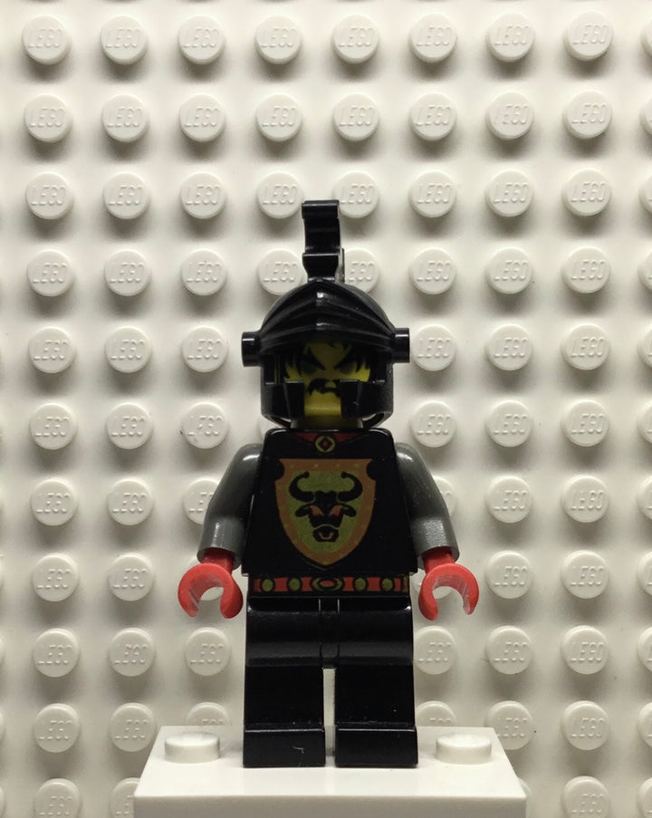 Knights Kingdom I, Cedric the Bull, Black Dragon Helmet, cas248 Minifigure LEGO®   