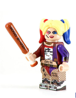 Harley Quinn Suicide Squad Custom Printed Minifigure Custom minifigure BigKidBrix   