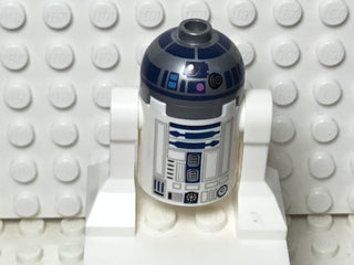 Astromech Droid, R2-D2, Flat Silver Head, Dark Pink Dots and Large Receptor, sw1085 Minifigure LEGO®   
