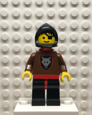 Wolfpack, Eye Patch, Brown Arms and Black Legs, Black Hood and Red Cape, cas234 Minifigure LEGO®   