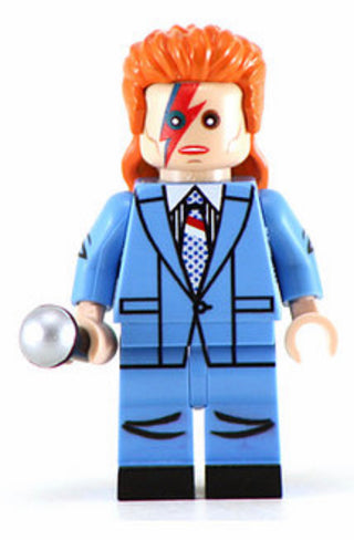 David Bowie The Musician Custom Printed Custom minifigure BigKidBrix   