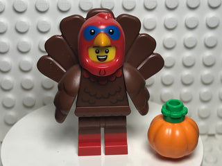 Turkey Costume, col23-9 Minifigure LEGO® Complete with stand and accessories  