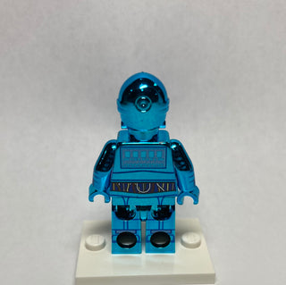 Protocol Droid Limited Edition Chrome Blue Custom Printed & Inspired Lego Star Wars Minifigure Custom minifigure BigKidBrix   