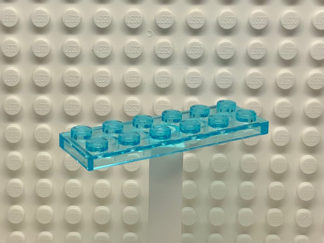 Clear blue lego discount bricks