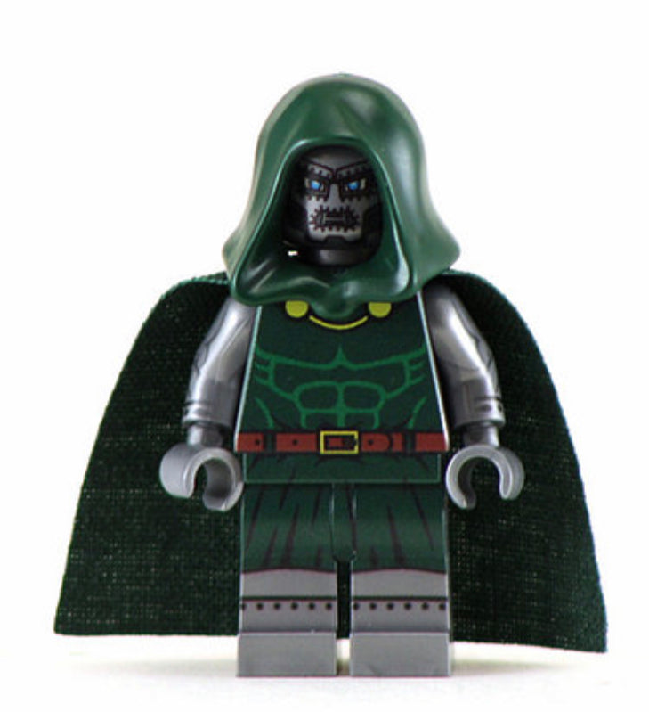 DOCTOR DEAD METAL Custom Printed Minifigure – United Brick Co®
