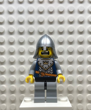 Fantasy Era, Crown Knight Scale Mail with Crown, Helmet with Neck Protector, Dual Sided Head, cas341 Minifigure LEGO®   
