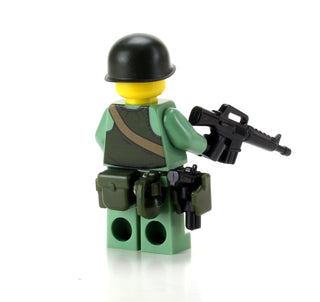 US Army Vietnam Infantry Soldier Custom Minifigure Custom minifigure Battle Brick   