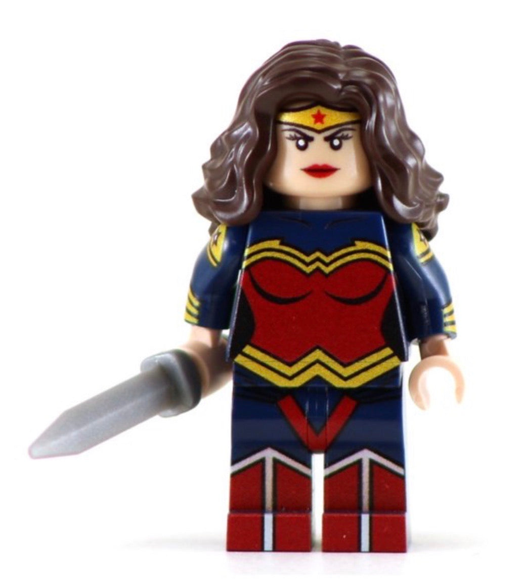 WONDER WOMAN Custom Printed DC Lego Minifigure! – United Brick Co®