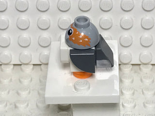 Porg - White Body, Dark Bluish Gray Wings and Tail, Porg05 LEGO® Animals LEGO®   