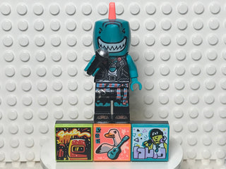 Shark Singer, vidbm01-3 Minifigure LEGO® Complete with stand and accessories  