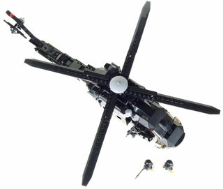 Uh-60 Army Black Hawk Helicopter Building Kit Battle Brick   