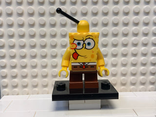 SpongeBob - Intent Look, Tongue Out, bob008 Minifigure LEGO®   