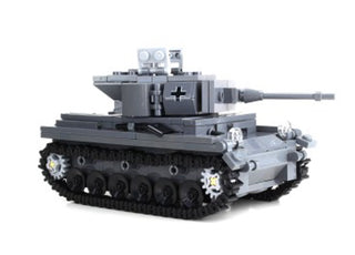 WW2 German Panzer Tank Building Kit Battle Brick   