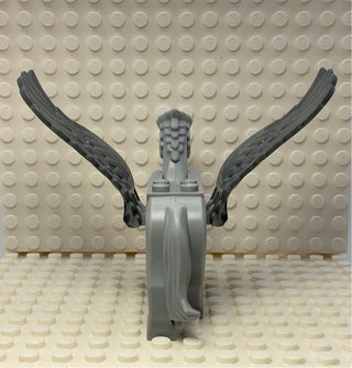 Hippogriff Dark Bluish Gray and White Feathers (HP Buckbeak), buckbeakc02 LEGO® Animals LEGO®   