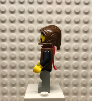 Wolfpack, Moustache, Black Arms and Light Gray legs, Brown Hood and Red Cape, cas252 Minifigure LEGO®   