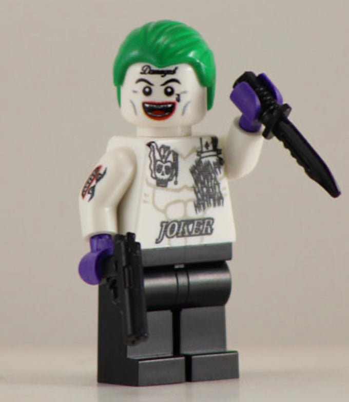 The Joker Suicide Squad Custom Printed Minifigure