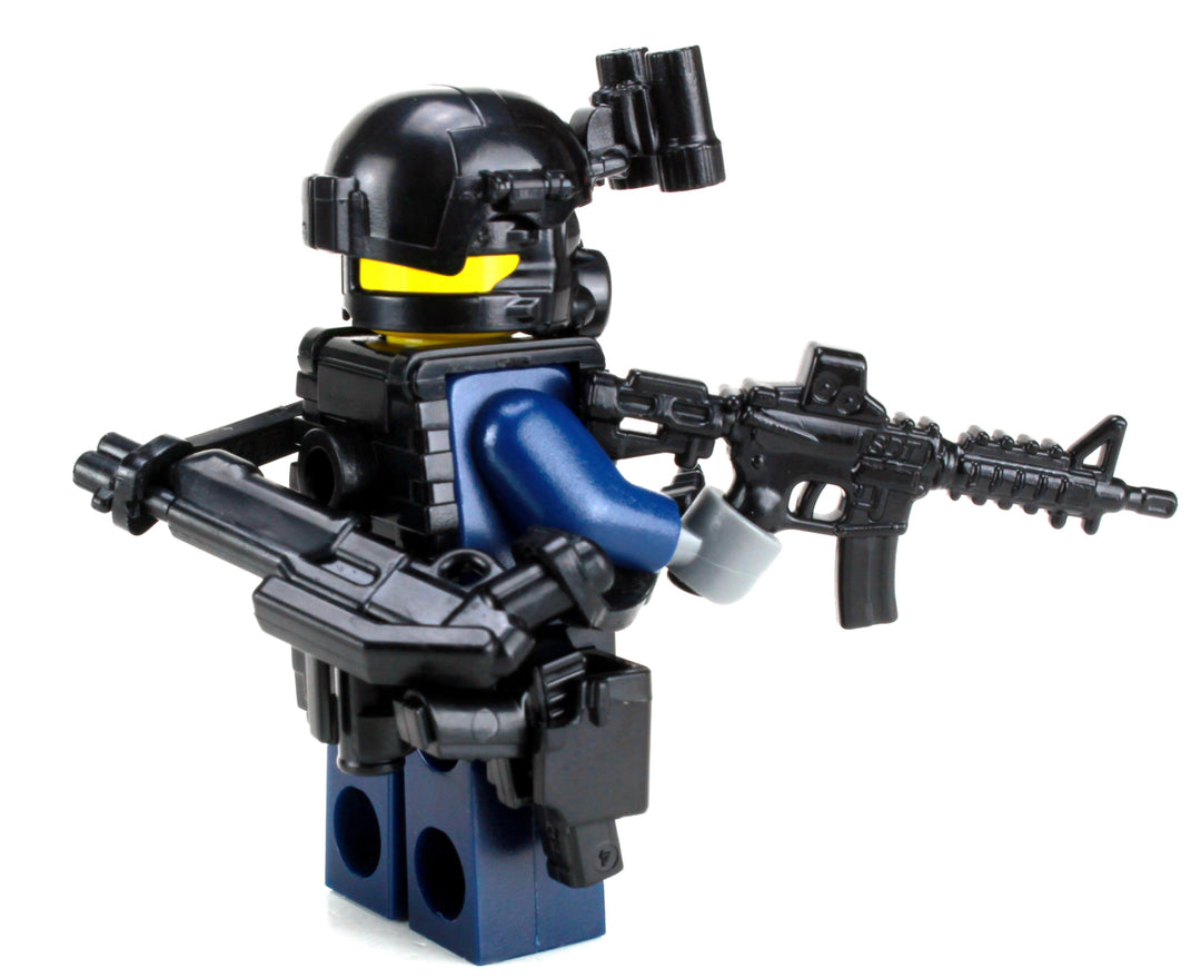 Swat Police Armored Assaulter Officer Custom Minifigure
