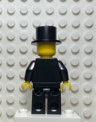 Lord Sam Sinister - Suit with 3 Buttons Black - Black Legs, Top Hat, adv038 Minifigure LEGO®   