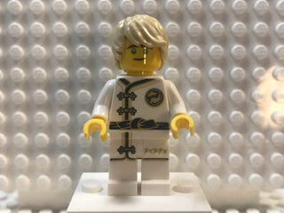 Lloyd - White Wu-Cru Training Gi, Tousled Hair, njo429 Minifigure LEGO®   