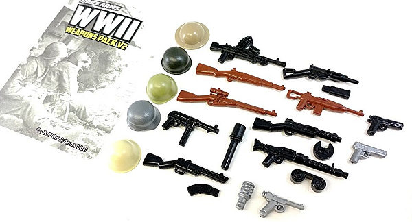 Brickarms WW2 Weapons Pack V2