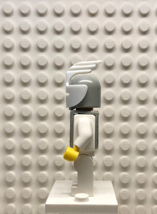 Classic Yellow Castle Knight White Cavalry - with Vest Stickers, cas083s Minifigure LEGO®   