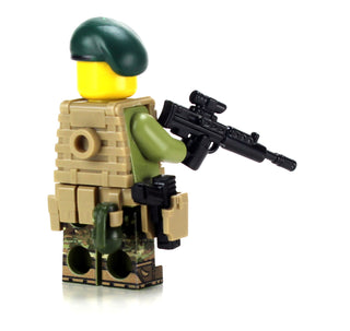 British Royal Marines Commando Custom Minifigure Custom minifigure Battle Brick   