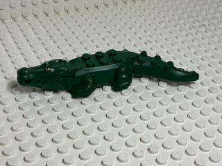 LEGO® Alligator/Crocodile w/ Printed Eyes LEGO® Animals LEGO® Dark Green  