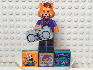 Red Panda Dancer, vidbm01-7 Minifigure LEGO® Complete with stand and accessories  