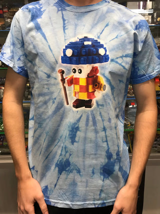 Shroomkin Blue Tie Dye T-shirt T-Shirt Atlanta Brick Co   
