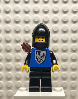 Black Falcon, Black Legs, Black Chin-Guard, Shield Bottom Round, Quiver, cas301 Minifigure LEGO®   