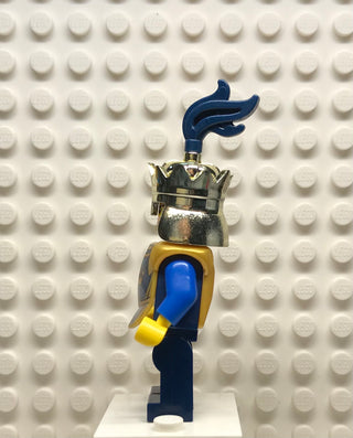 Fantasy Era, Crown King (Brutus), No Cape, Printed Legs, Dark Blue Plume, cas425 Minifigure LEGO®   