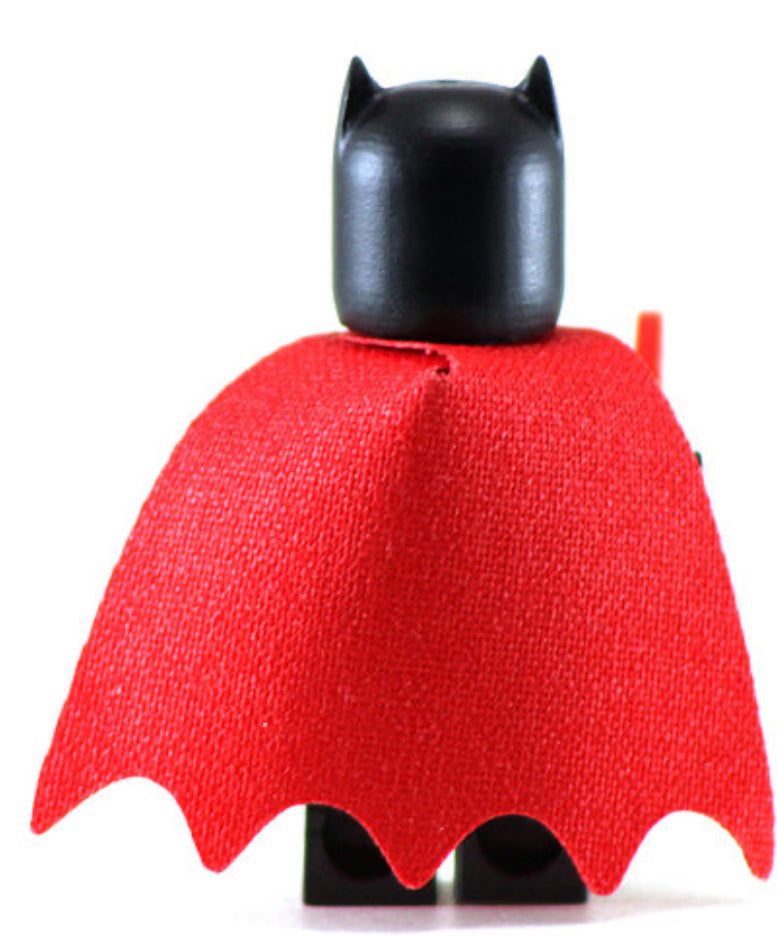 Batman LEGO CUSTOM Minifigure Niello Solid Sterling Silver - Inspire Uplift