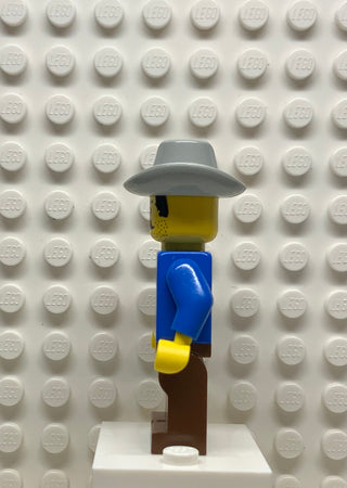 Cowboy, Blue Shirt, Flatnose Curry, ww013 Minifigure LEGO®   