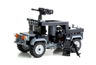 Special Forces Black Operations Gun Truck Building Kit Battle Brick   