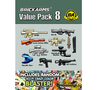 Brickarms Value Pack 8 Accessories Brickarms   