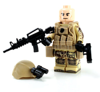 Marine Corps Infantry Desert MARPAT Custom Minifigure Custom minifigure Battle Brick   