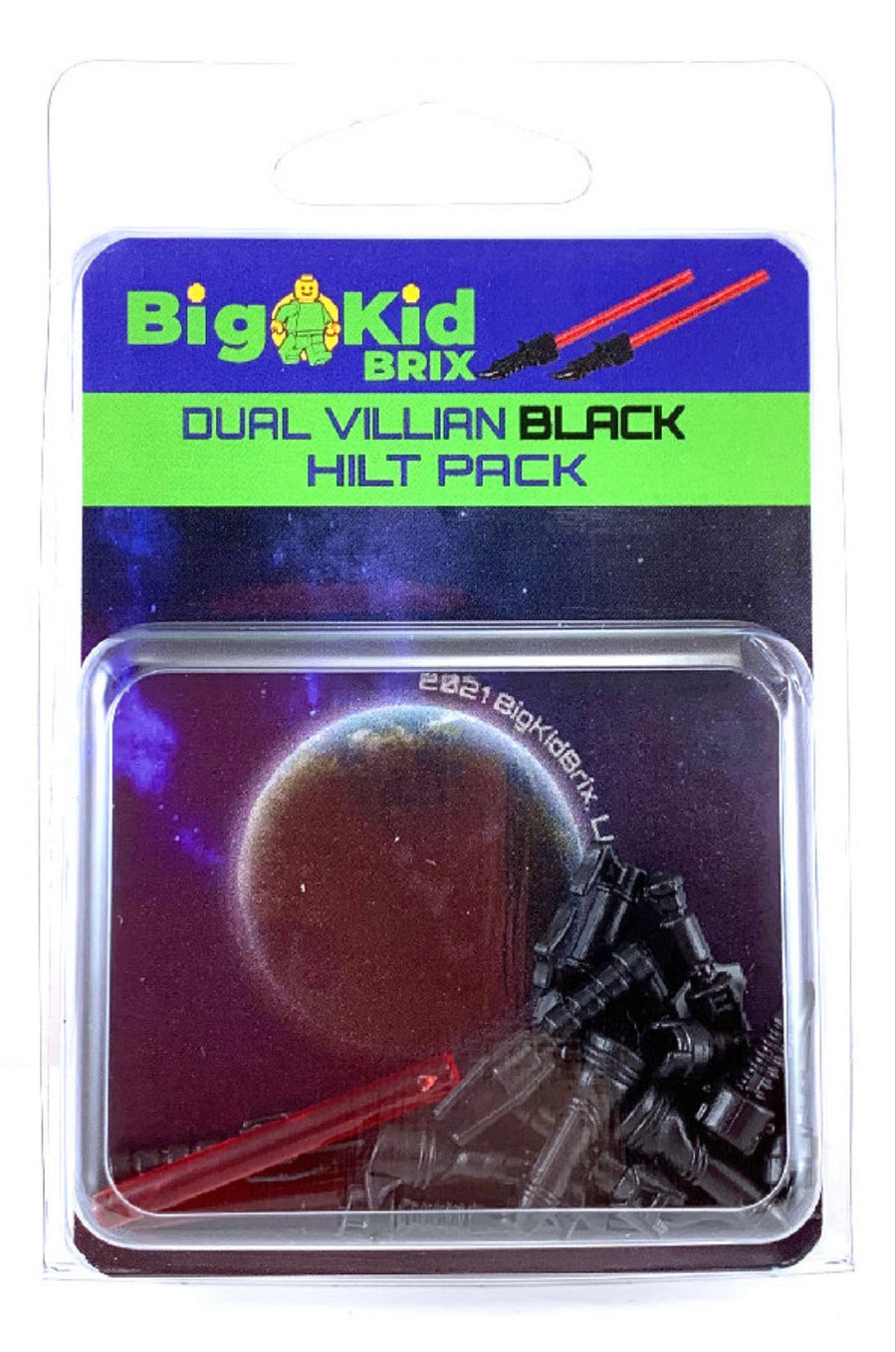 Dual Villain Black Hilt Pack Custom, Accessory BigKidBrix   