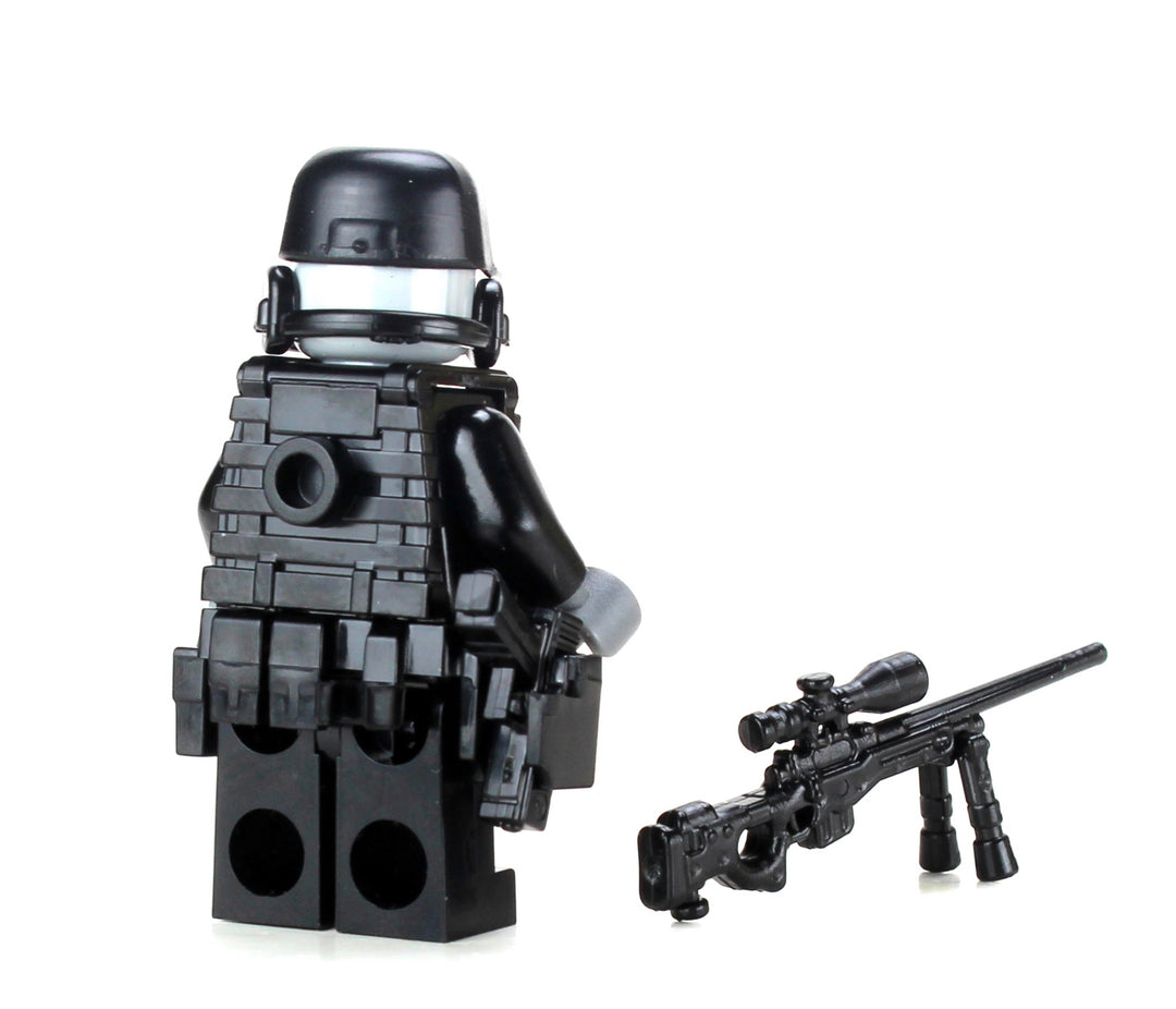 SWAT Police Officer K9 Made With Real LEGO® Minifigure