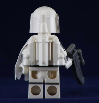 Mandalorian Executioner White Custom Printed & Inspired Lego Star Wars Minifigure Custom minifigure BigKidBrix   