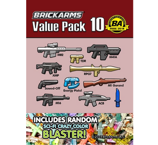 Brickarms Value Pack 10 Accessories Brickarms   