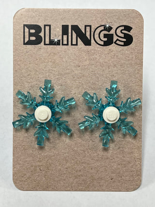 Holiday Christmas Winter Snowflake Earrings Blings Atlanta Brick Co   