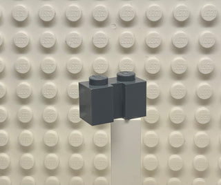 1x2 Brick Modified with Groove, Lego® Part Number 4216 Dark Bluish Gray Part LEGO®   