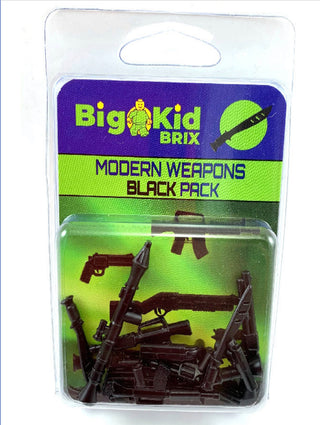 Modern Weapons Black Pack Custom, Accessory BigKidBrix   