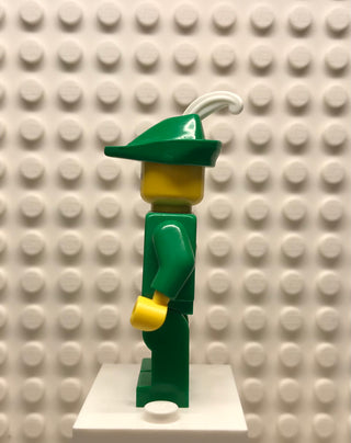 Forestman, Pouch, Green Hat, White Feather, cas124 Minifigure LEGO®   
