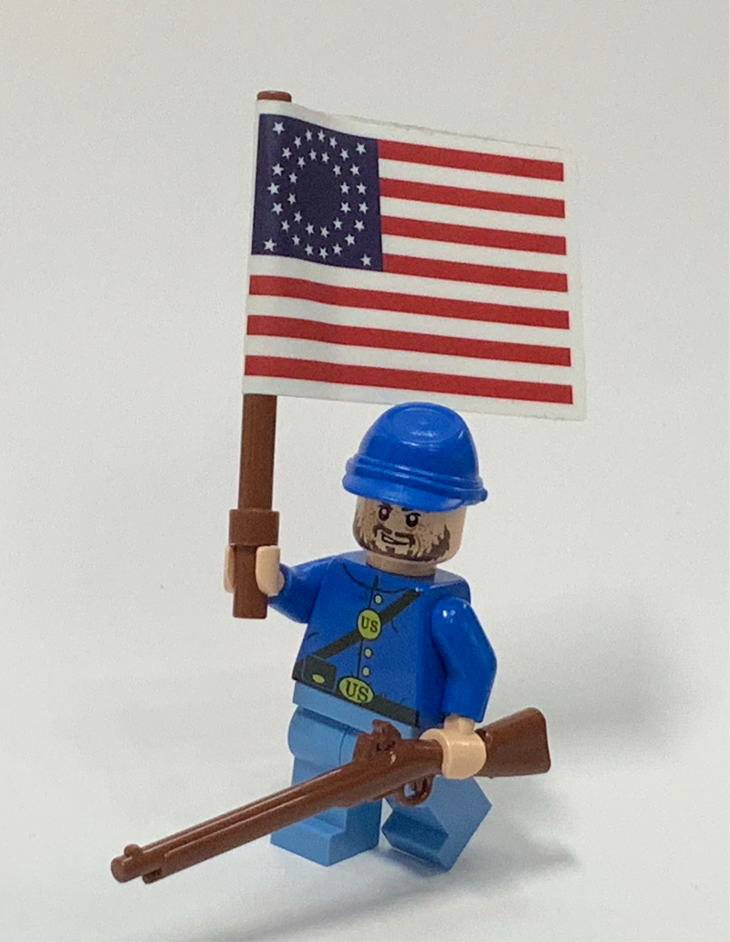 Civil War Custom LEGO® Minifigure, Blue