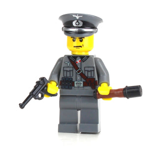 German Officer Custom Minifigure Custom minifigure Battle Brick   