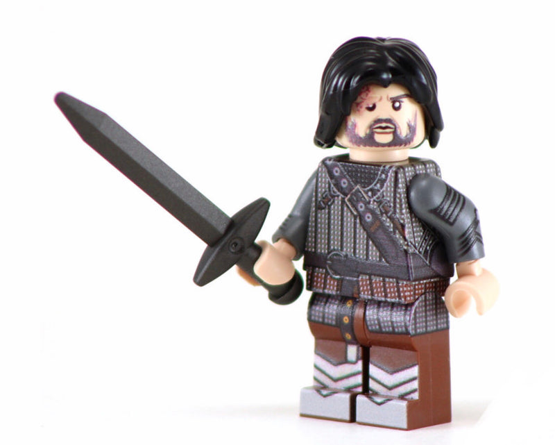 HOUND Sandor Glegane Custom Printed & Inspired Lego Game of Thrones Minifigure