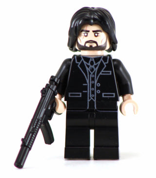 REAPER aka JOHN WICK Custom Printed & Inspired Lego Fortnite/Movie Minifigure Custom minifigure BigKidBrix   
